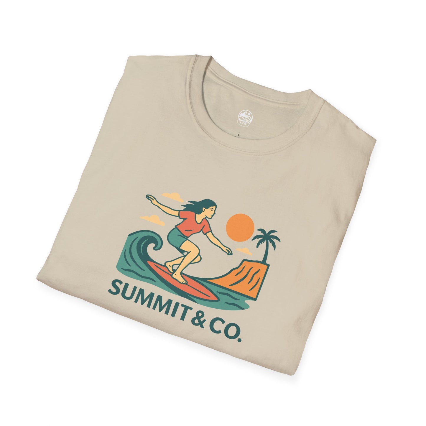Summit&Co. Softstyle Tee-Surfer Woman