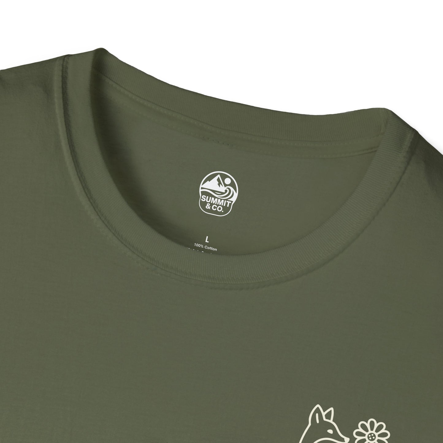 Summit&Co. Women's Softstyle Minimal Fox Tee