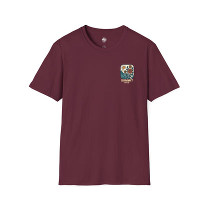 Summit&Co. Softsyle Tee-Floral Logo