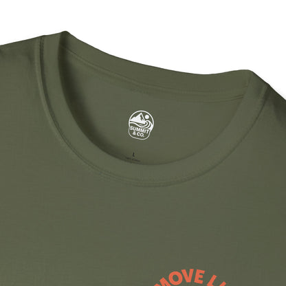Summit&Co. Softstyle Tee-Surfer Woman (w/Back Design)