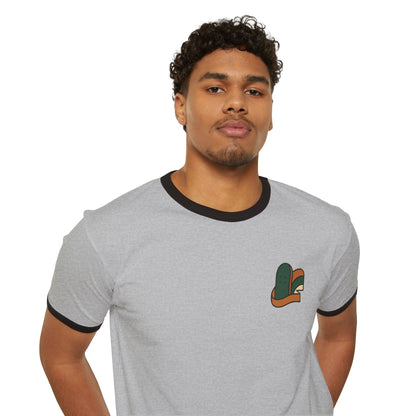Skate Cotton Ringer T-Shirt – Eco-Friendly Style for Nature Lovers
