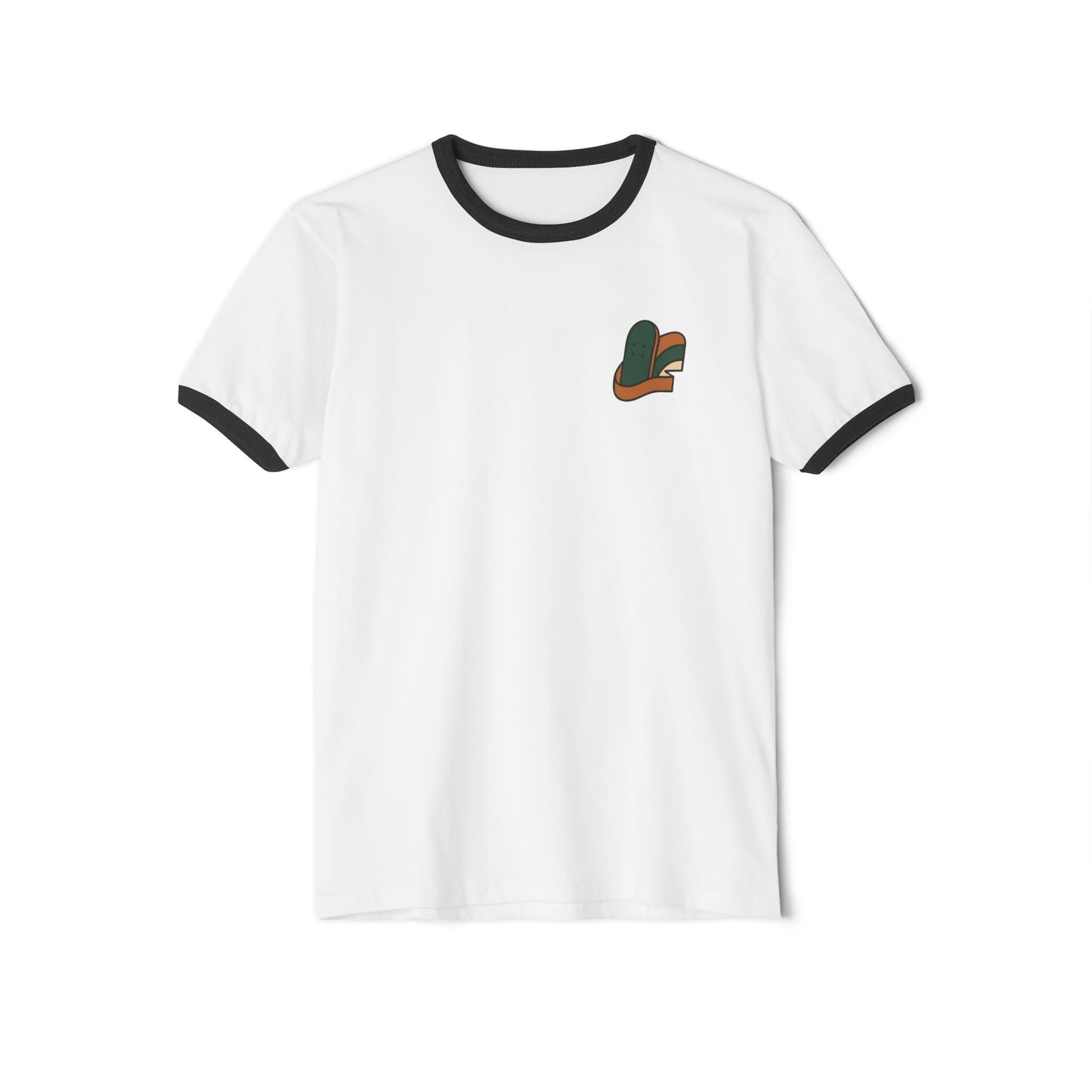 Skate Cotton Ringer T-Shirt – Eco-Friendly Style for Nature Lovers