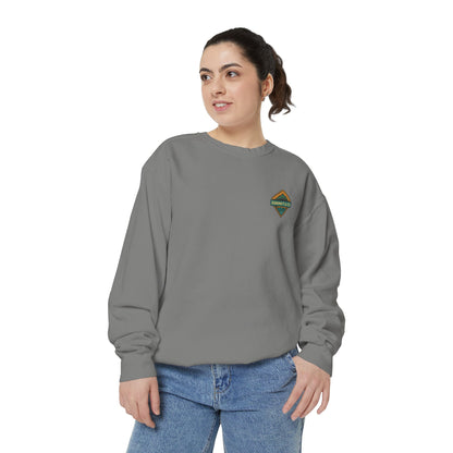 Women's Garment-Dyed Diamond Sweatshirt