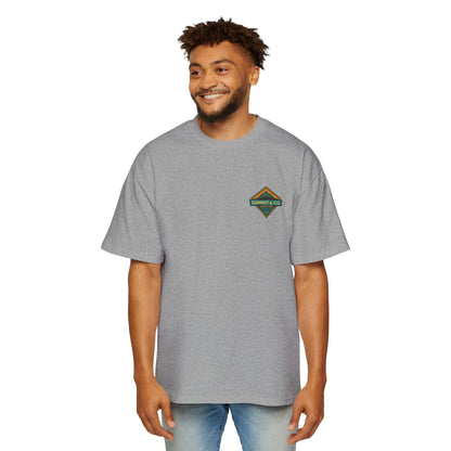 Men's Heavy Oversized Tee-Diamond Logo