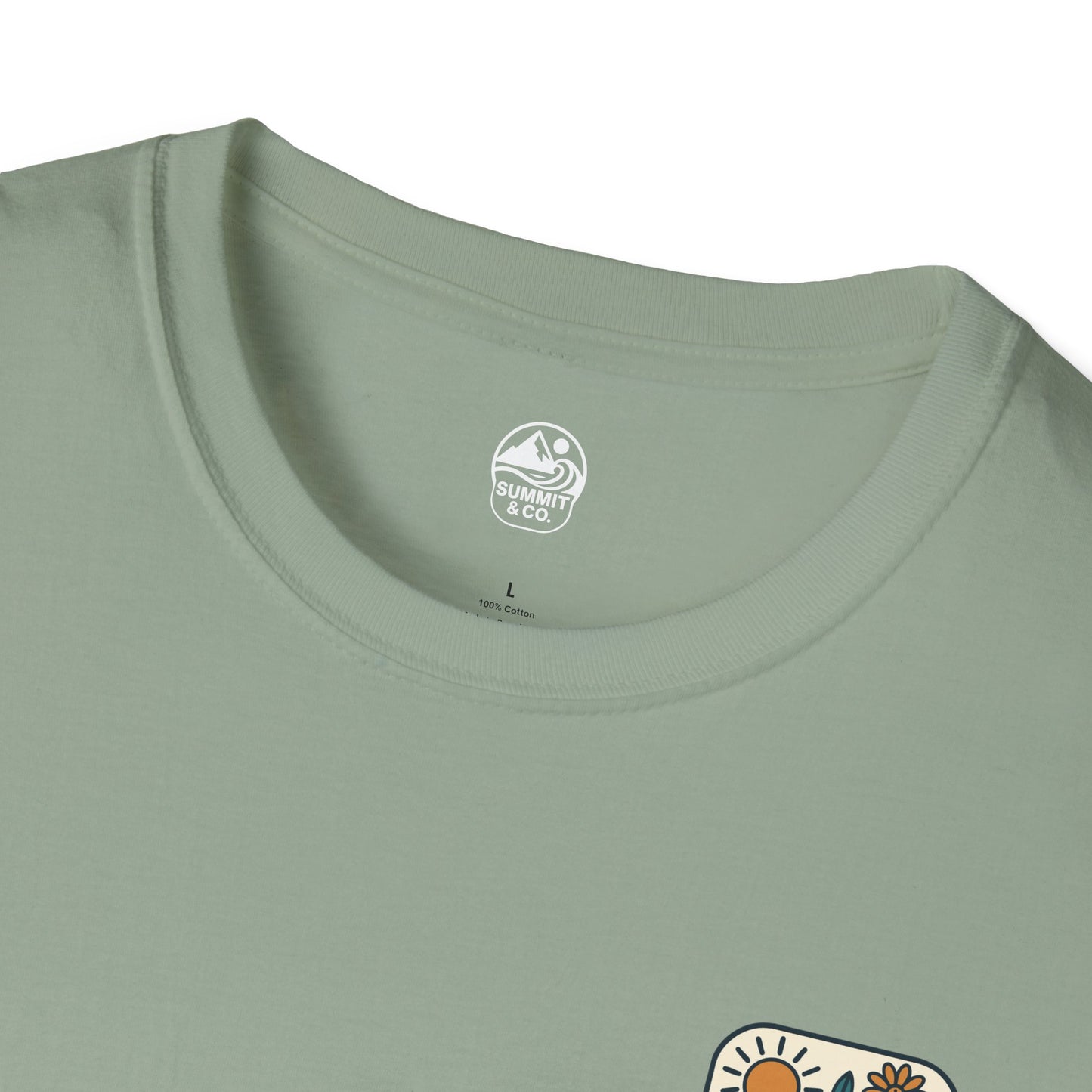 Summit&Co. Softsyle Tee-Floral Logo