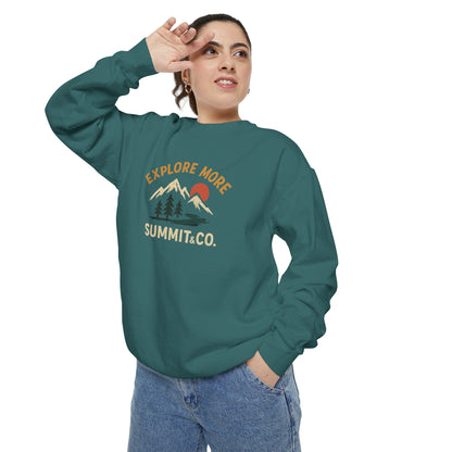Women's Garment-Dyed Explore More Sweatshirt
