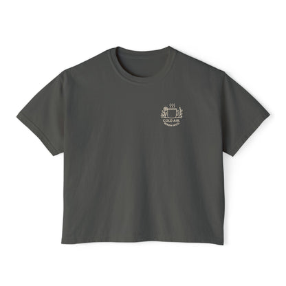 Summit&Co. Women Boxy Tee-Cold Air Warm Mug