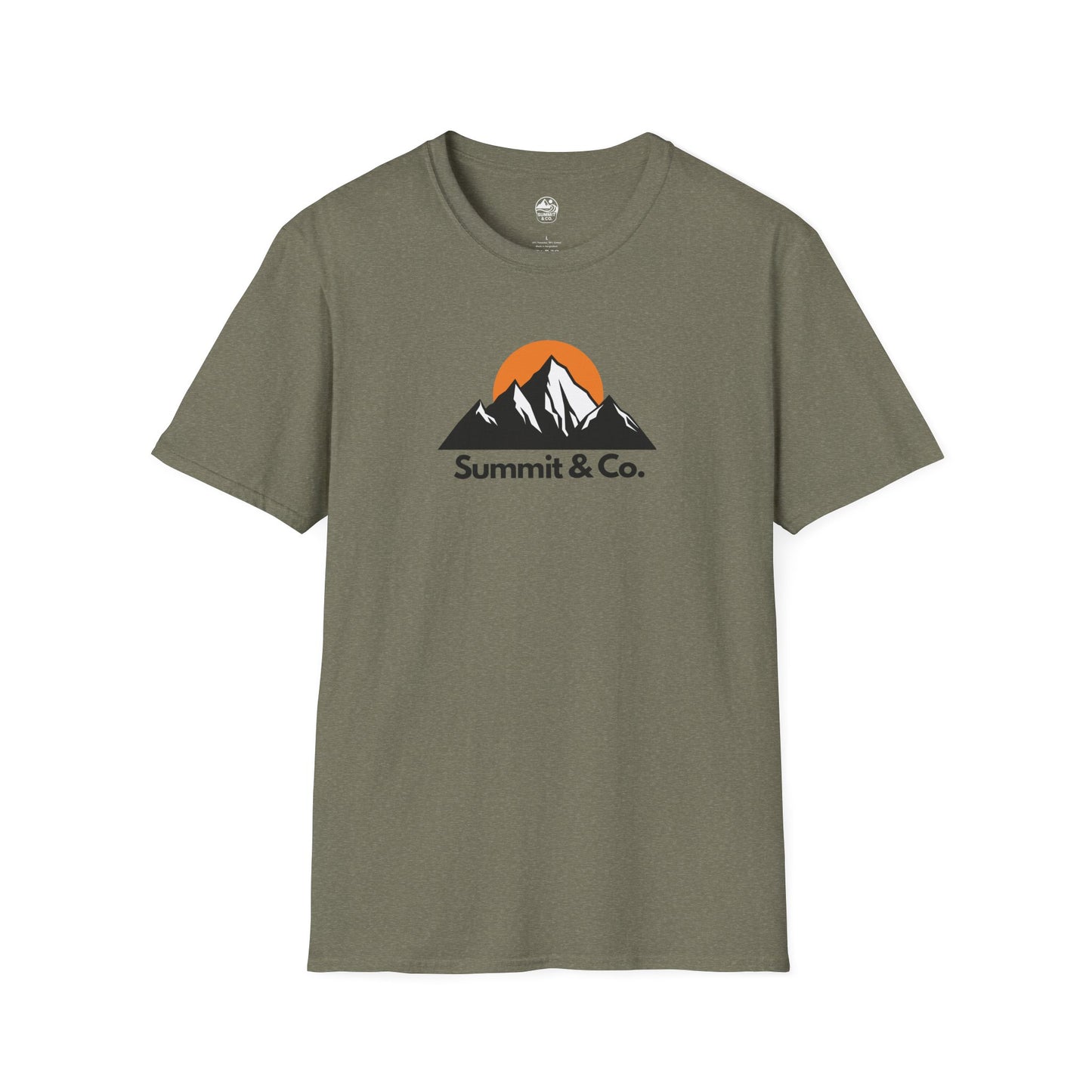 Summit&Co. Softstyle Tee-Mountain& Sun
