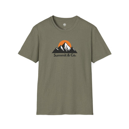 Summit&Co. Softstyle Tee-Mountain& Sun