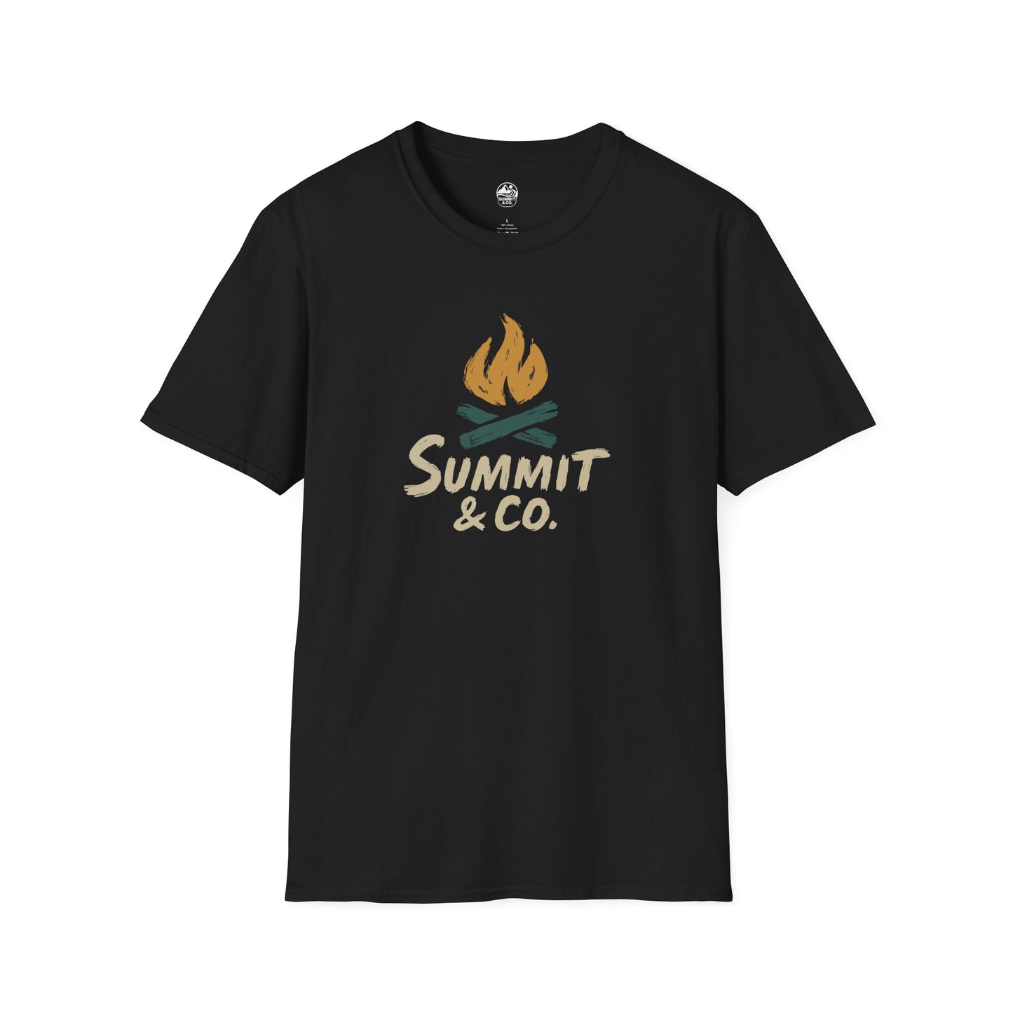 Summit&Co. Softstyle Tee- Brushed Fire