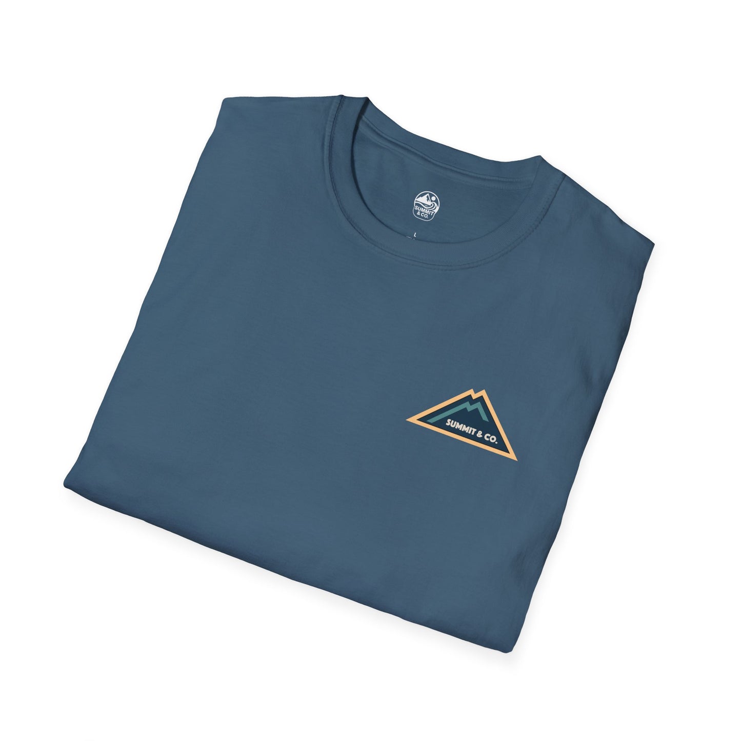 Summit&Co. Softstyle Tee-Mountain& Line