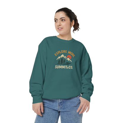 Women's Garment-Dyed Explore More Sweatshirt