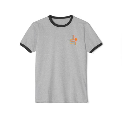 Summit&Co. Women's Ringer Abstract Logo Tee