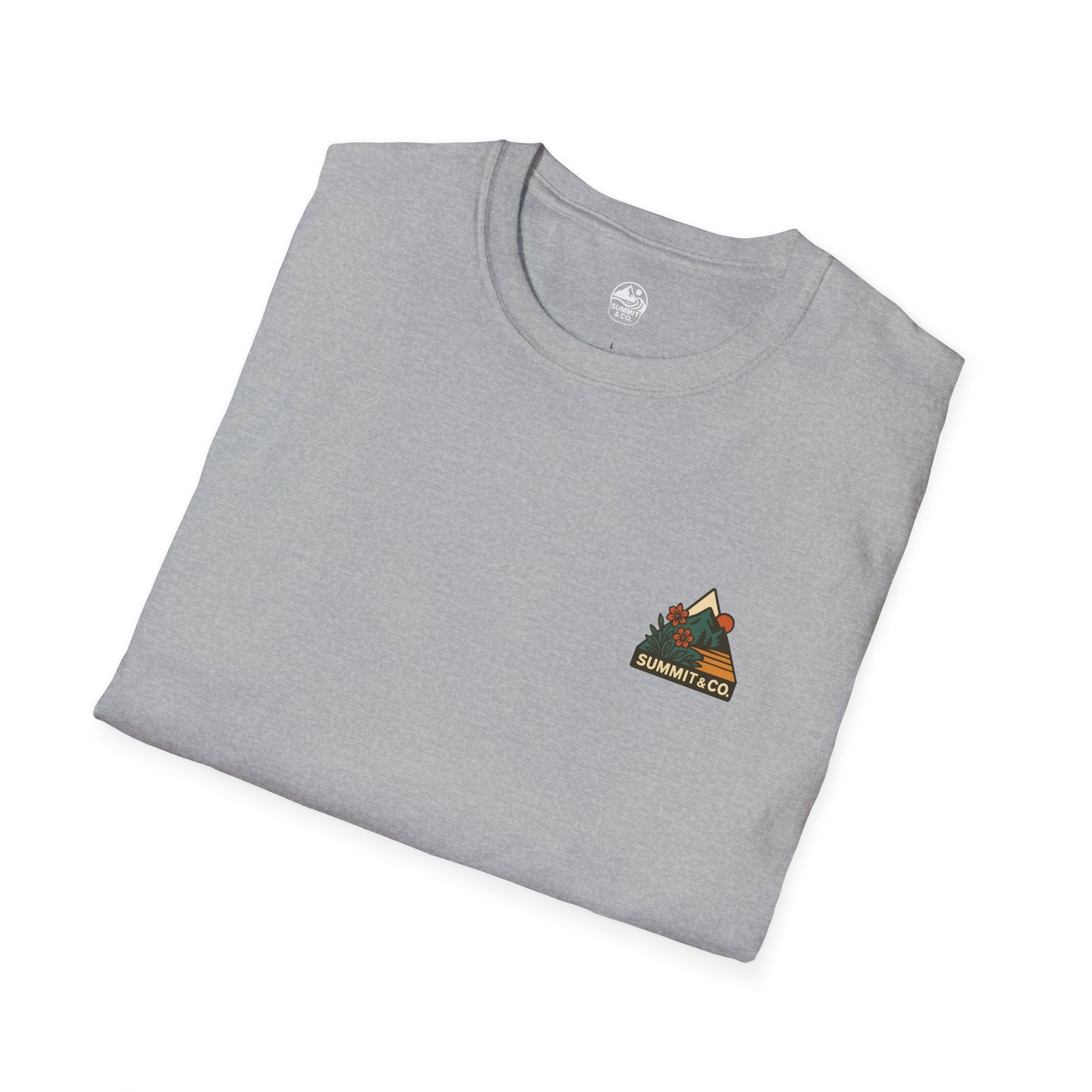 Summit&Co. Softstyle Tee-Triangular Flowers