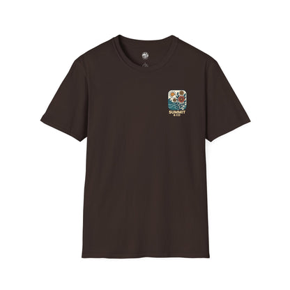 Summit&Co. Softsyle Tee-Floral Logo