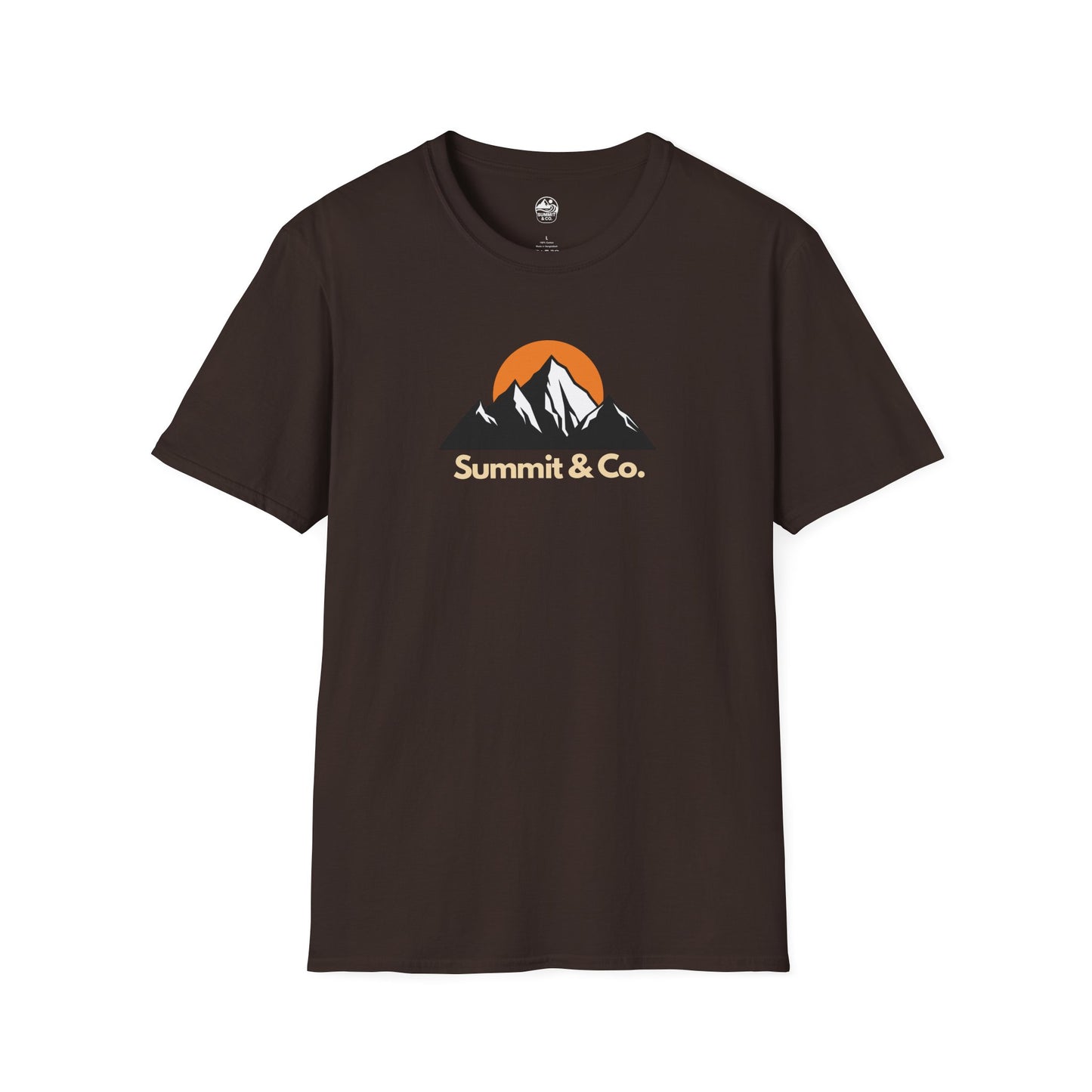 Summit&Co. Softstyle Tee-Mountain& Sun