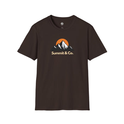 Summit&Co. Softstyle Tee-Mountain& Sun