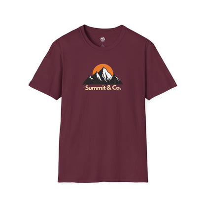 Summit&Co. Softstyle Tee-Mountain& Sun
