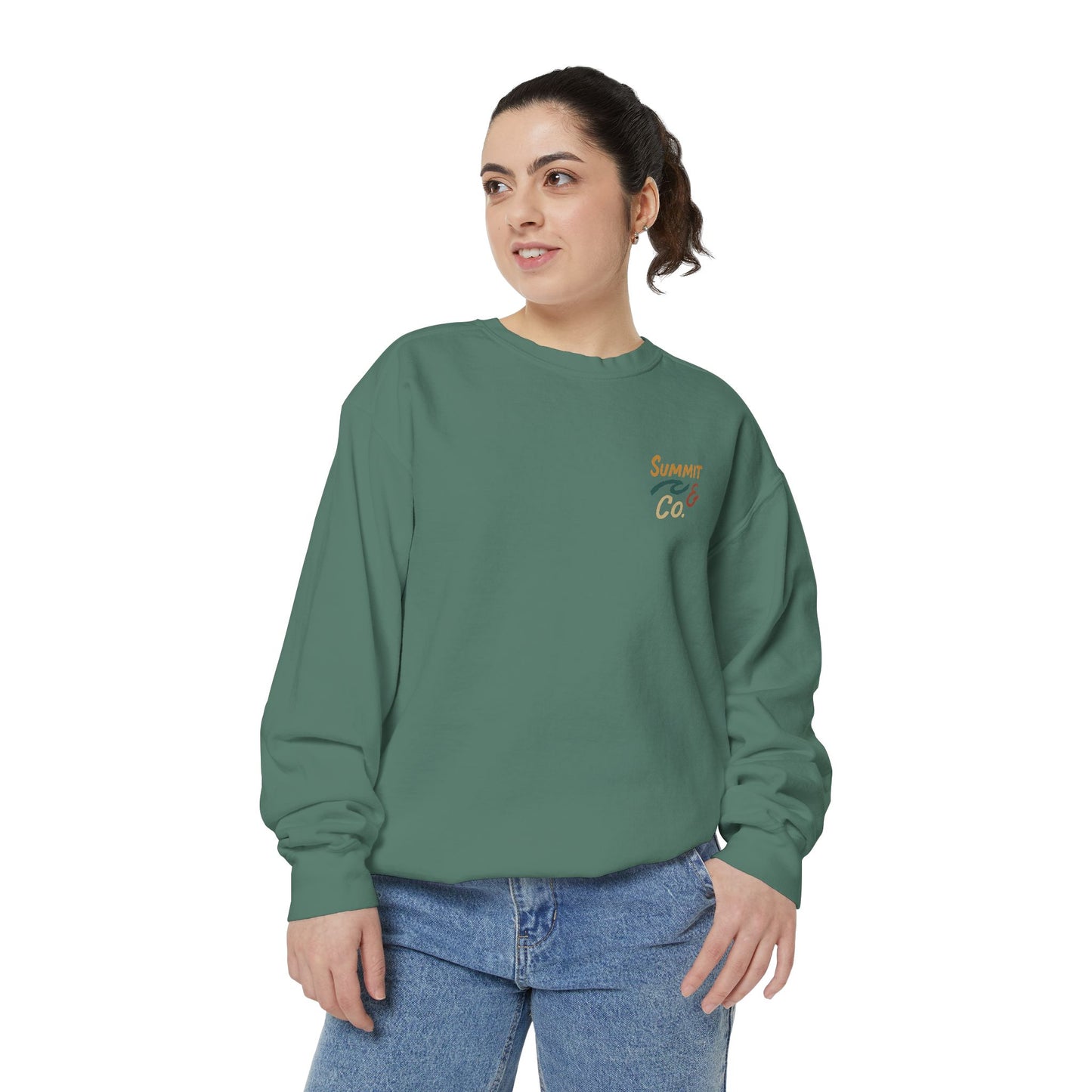 Unisex Summit&Co. Garment-Dyed Sweatshirt