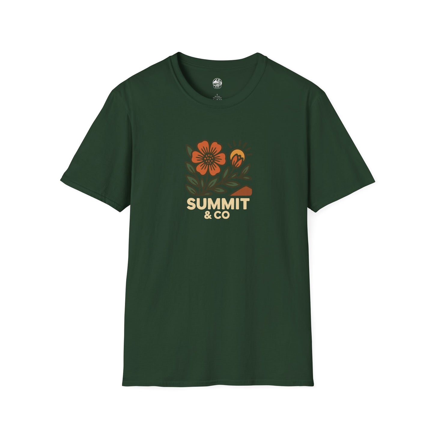 Summit&Co. Softsyle Tee-Flowers