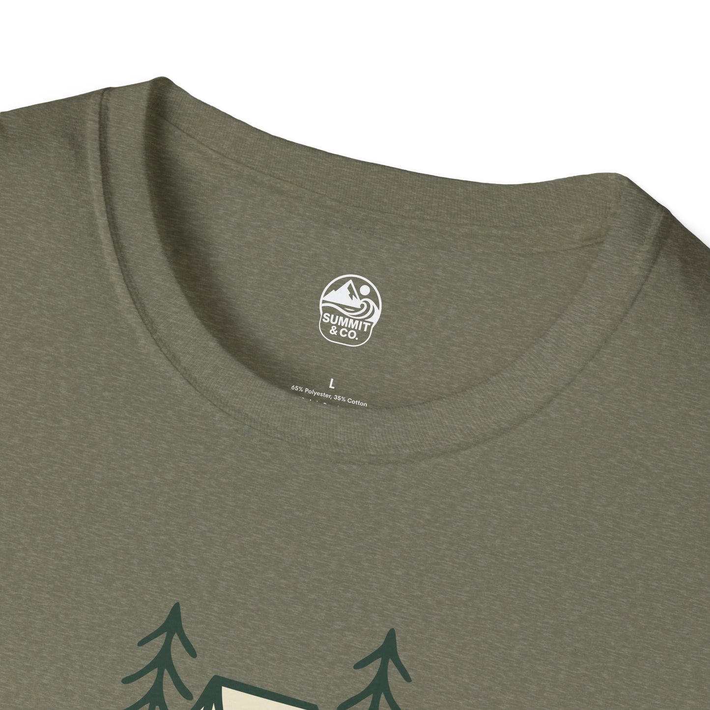 Summit&Co. Softstyle Tee-Camp More Worry Less