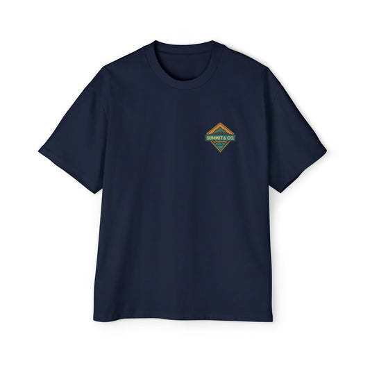 Men's Heavy Oversized Tee-Diamond Logo