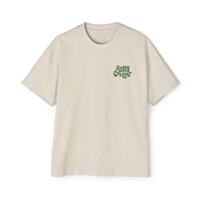 Men's Heavy Oversized Tee - Happy Camper