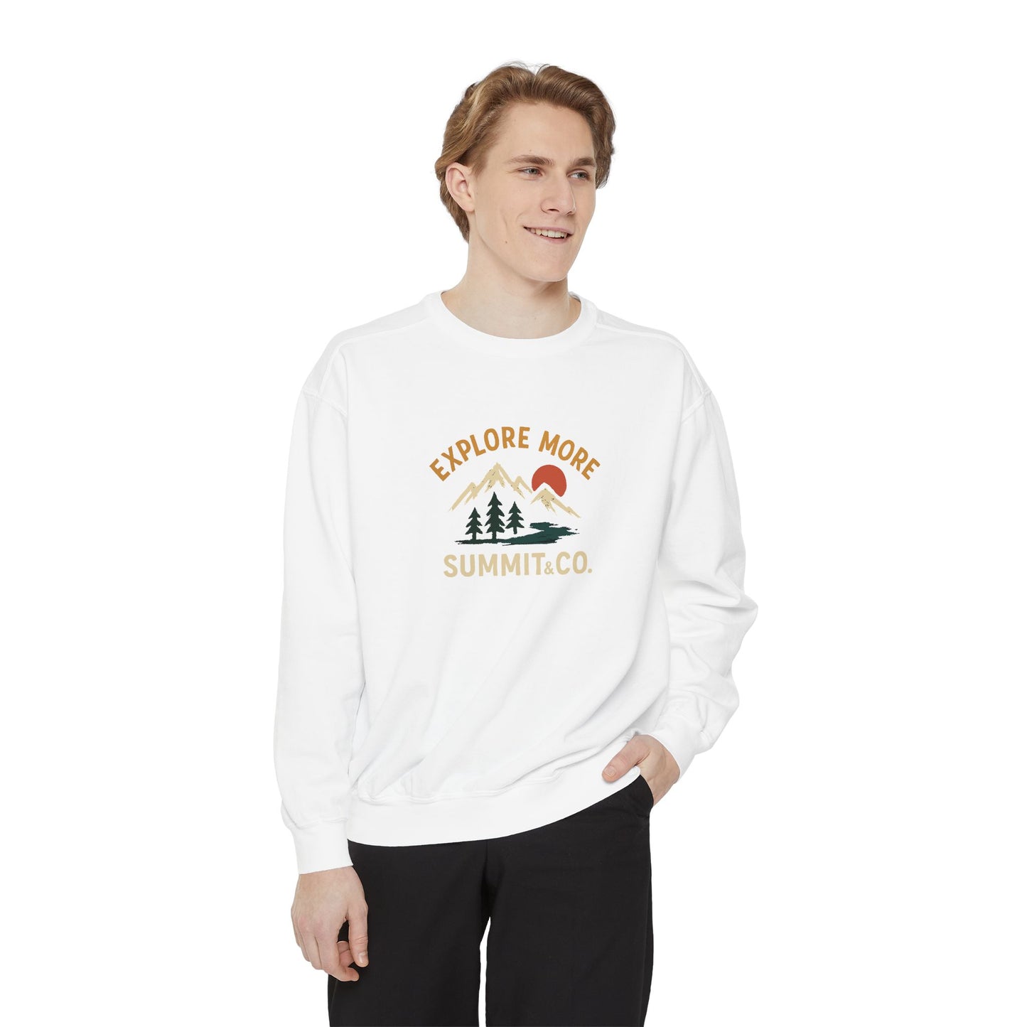 Women's Garment-Dyed Explore More Sweatshirt