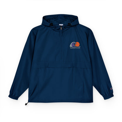 Packable Anorak Jacket with Summit & Co. Wavey Design