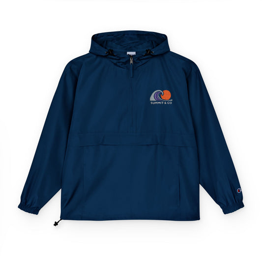 Packable Anorak Jacket with Summit & Co. Wavey Design