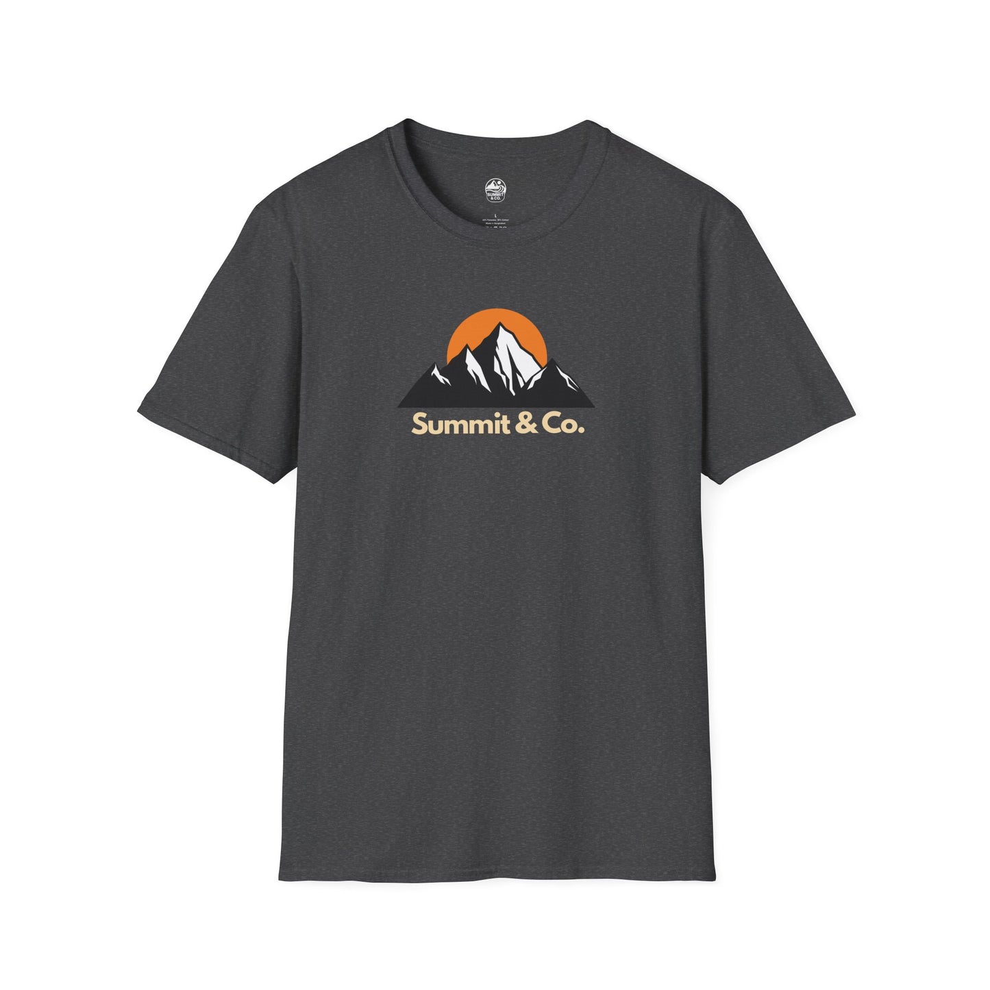 Summit&Co. Softstyle Tee-Mountain& Sun
