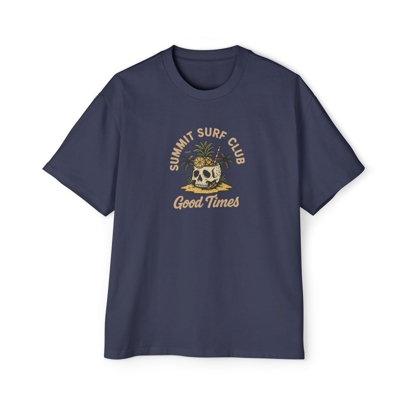 Men's Heavy Oversized Tee-Summit Surf Club