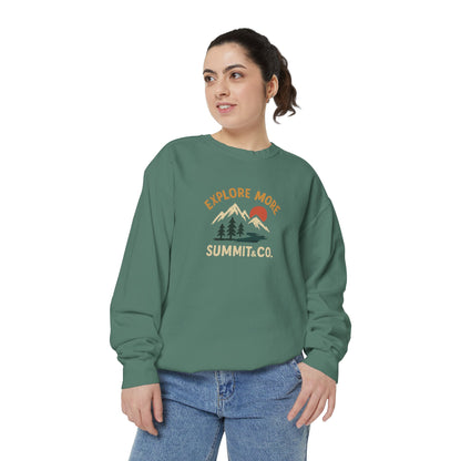 Women's Garment-Dyed Explore More Sweatshirt