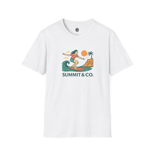 Summit&Co. Softstyle Tee-Surfer Woman