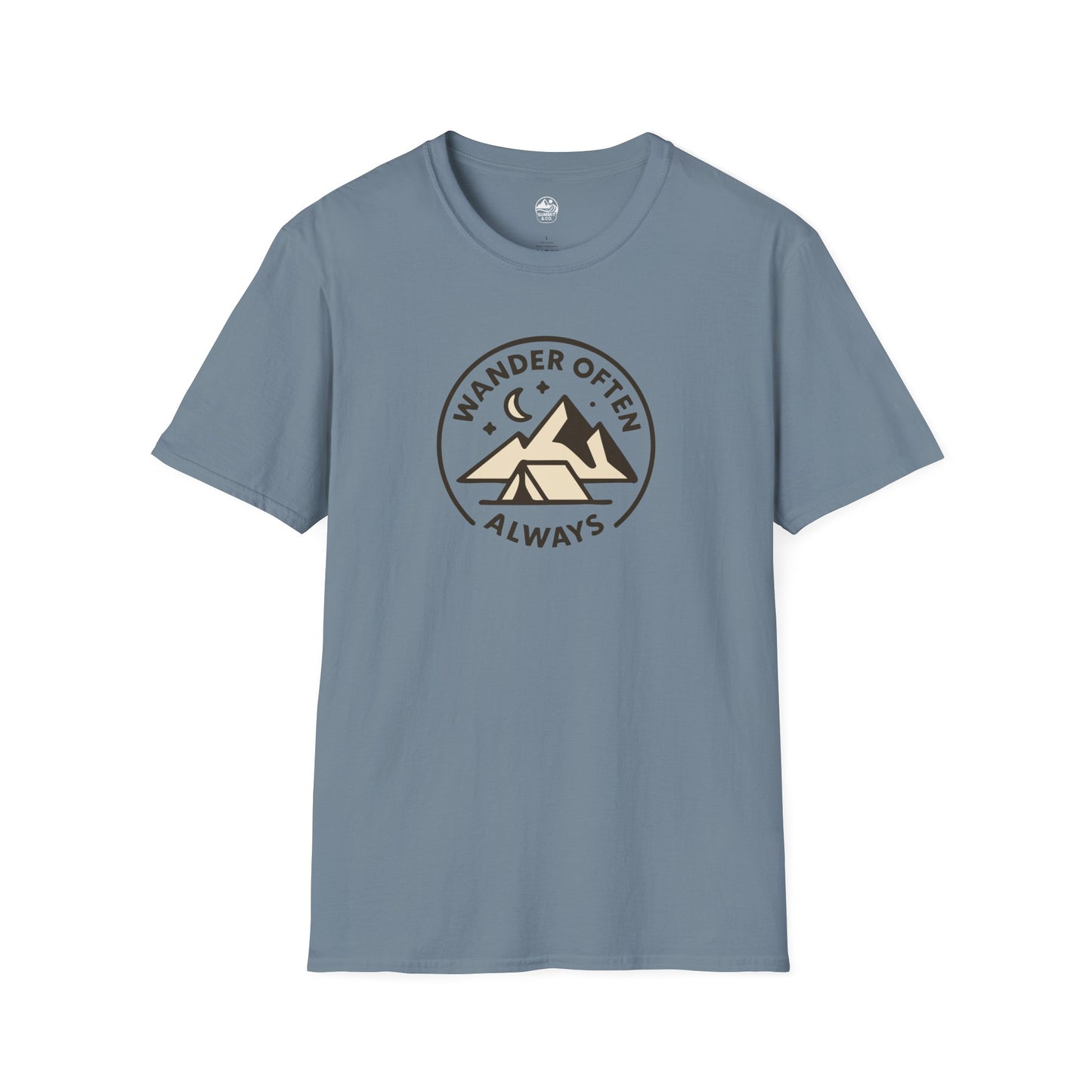Summit&Co.  Softstyle Tee-Wander Often Always