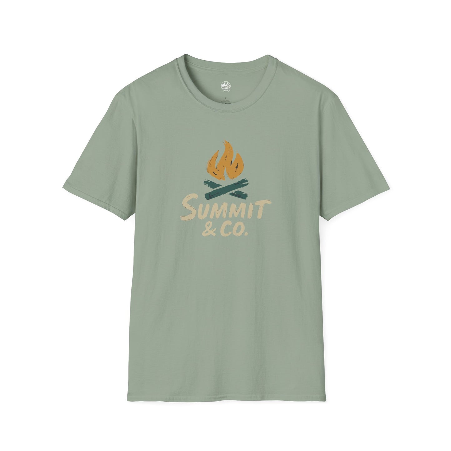 Summit&Co. Softstyle Tee- Brushed Fire