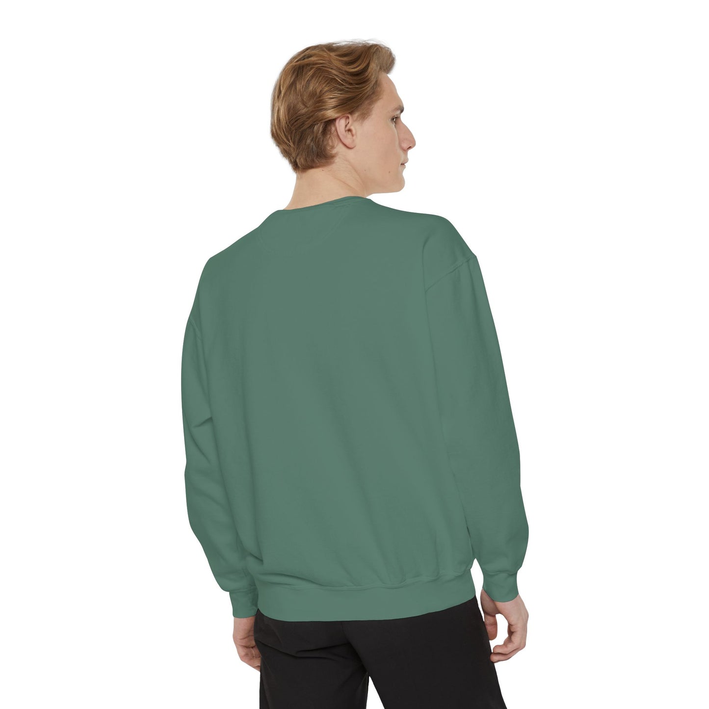 Women's Garment-Dyed Sweatshirt - Happy Camper nVintage Style Cozy Top for All Occasions