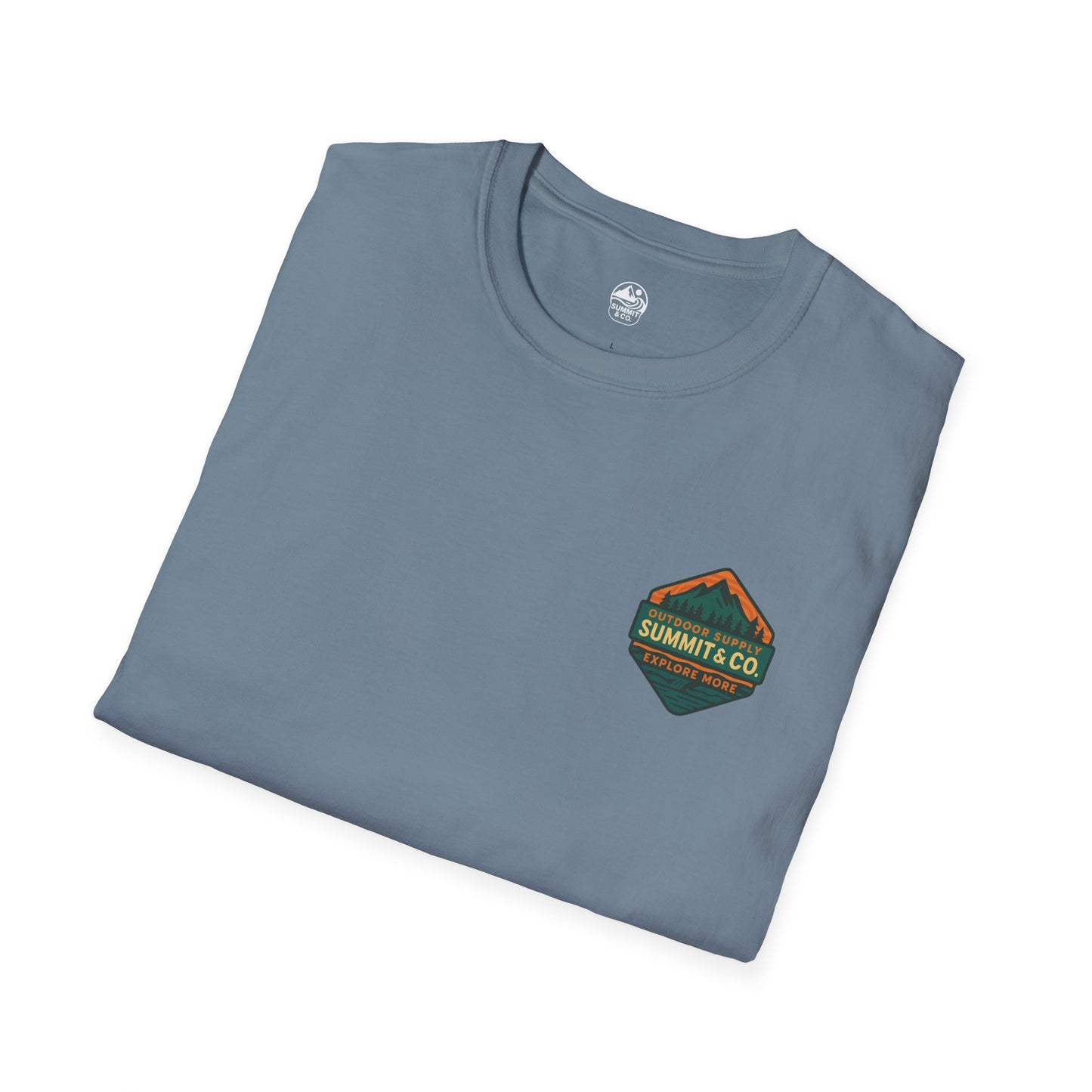 Summit&Co. Softstyle Tee- Hand-drawn Logo