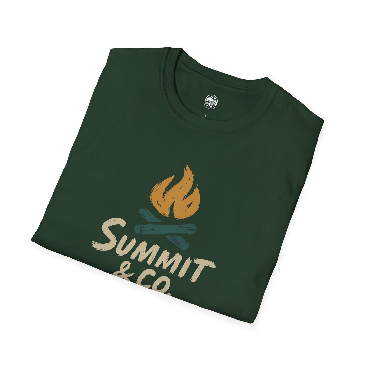 Summit&Co. Softstyle Tee- Brushed Fire