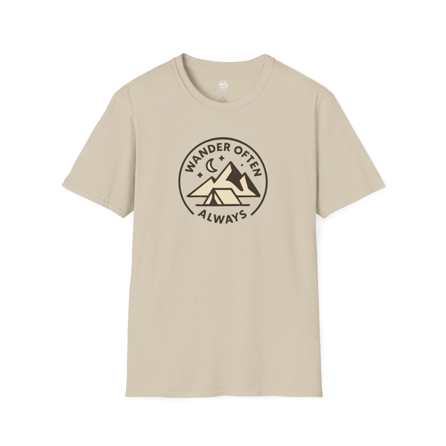 Summit&Co.  Softstyle Tee-Wander Often Always