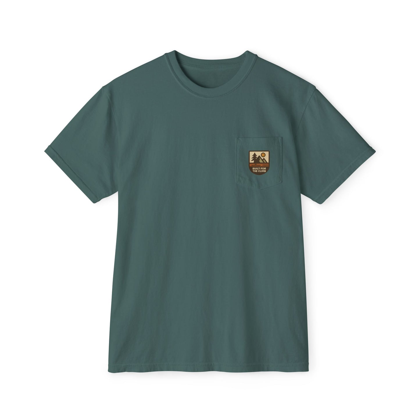Summit&Co. Pocket logo Built For the climb Tee