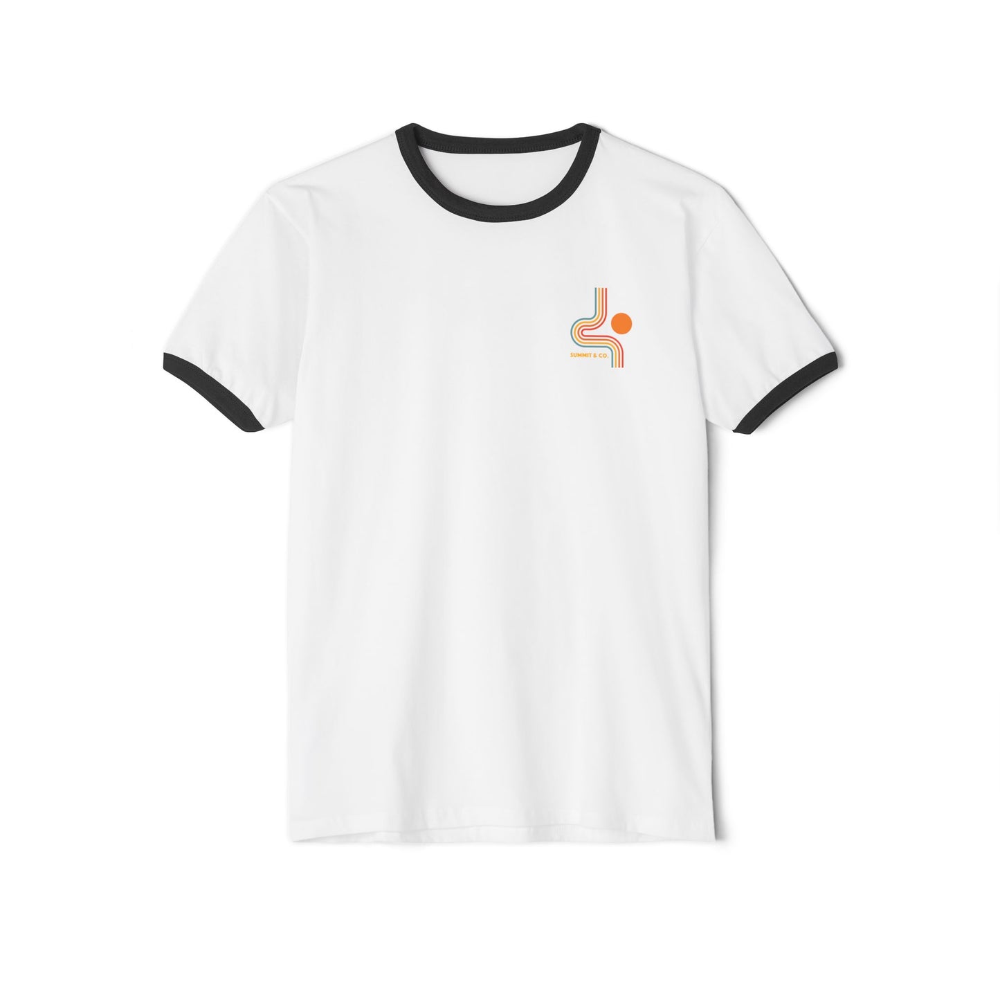 Summit&Co. Women's Ringer Abstract Logo Tee