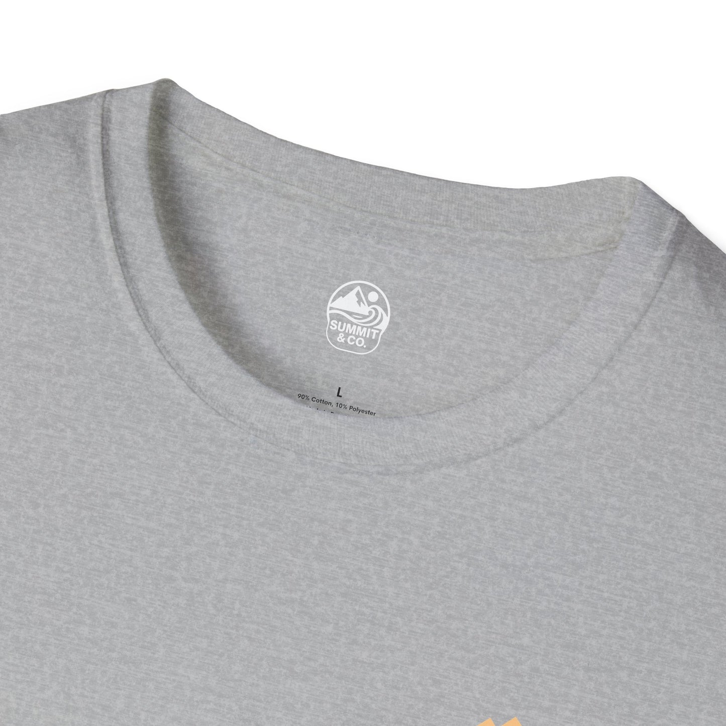 Summit&Co. Softstyle Tee-Mountain& Line