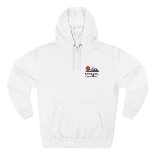Summit&Co. Women's Strong Back,Open Heart Hoodie