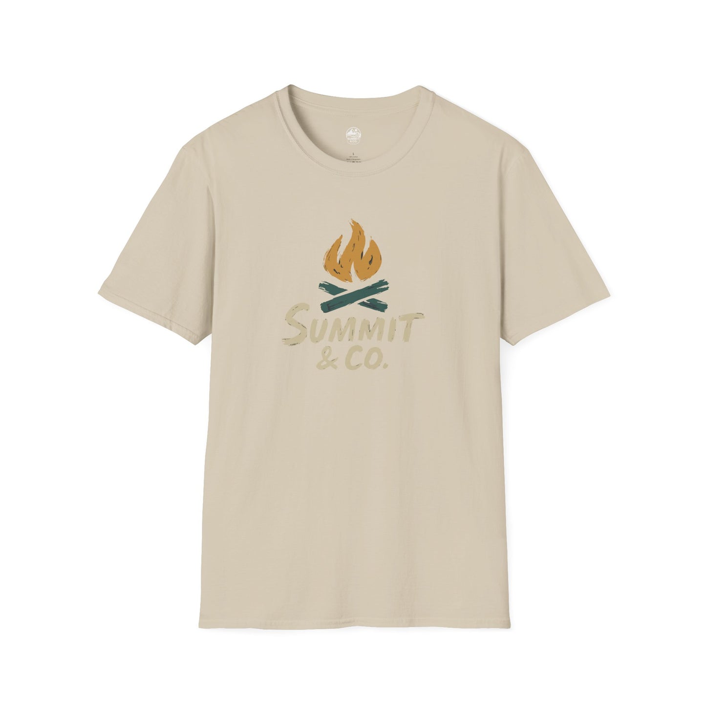 Summit&Co. Softstyle Tee- Brushed Fire
