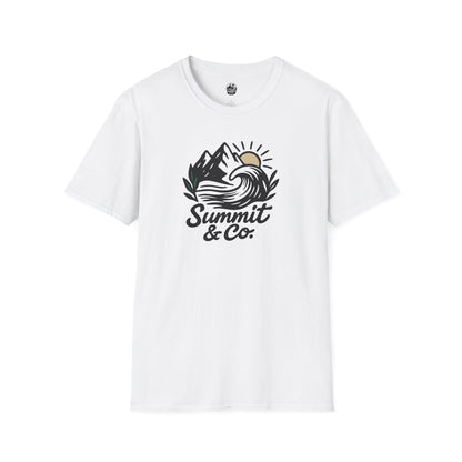 Summit&Co. Softstyle Tee-Brushed Mountains