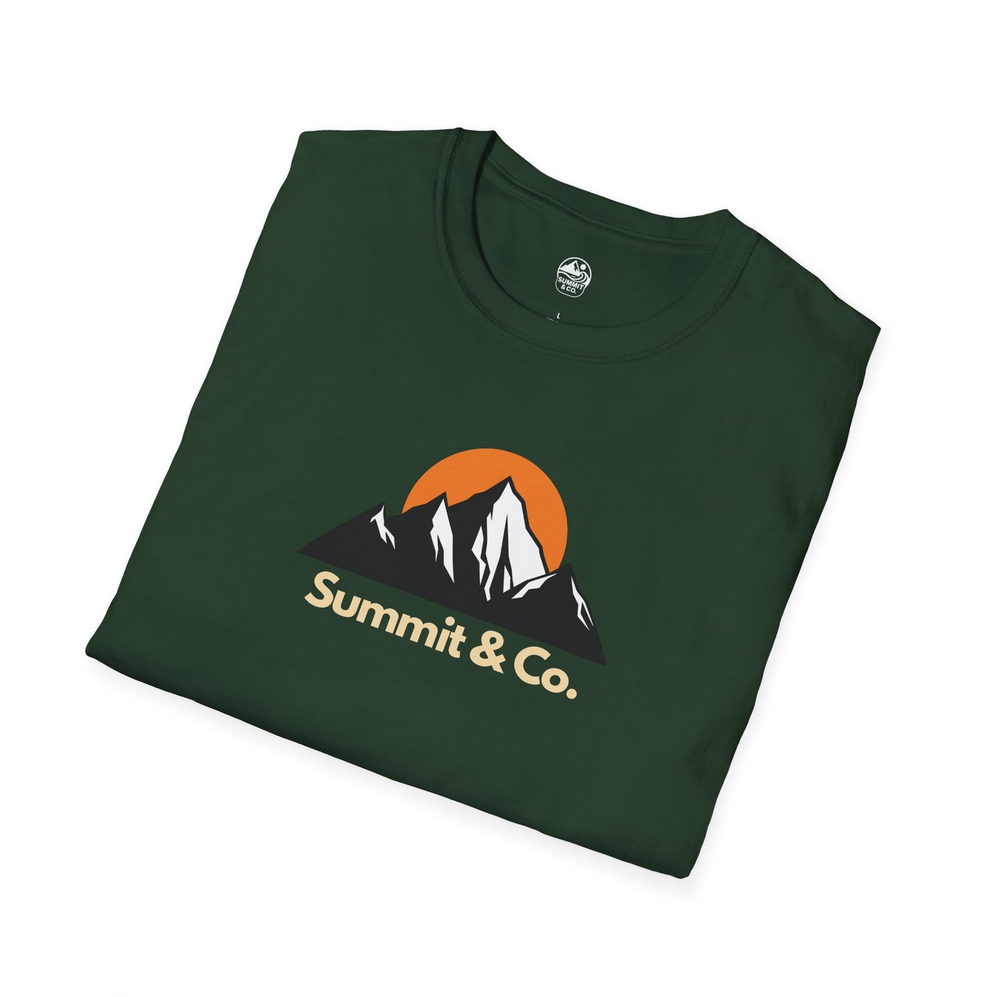 Summit&Co. Softstyle Tee-Mountain& Sun
