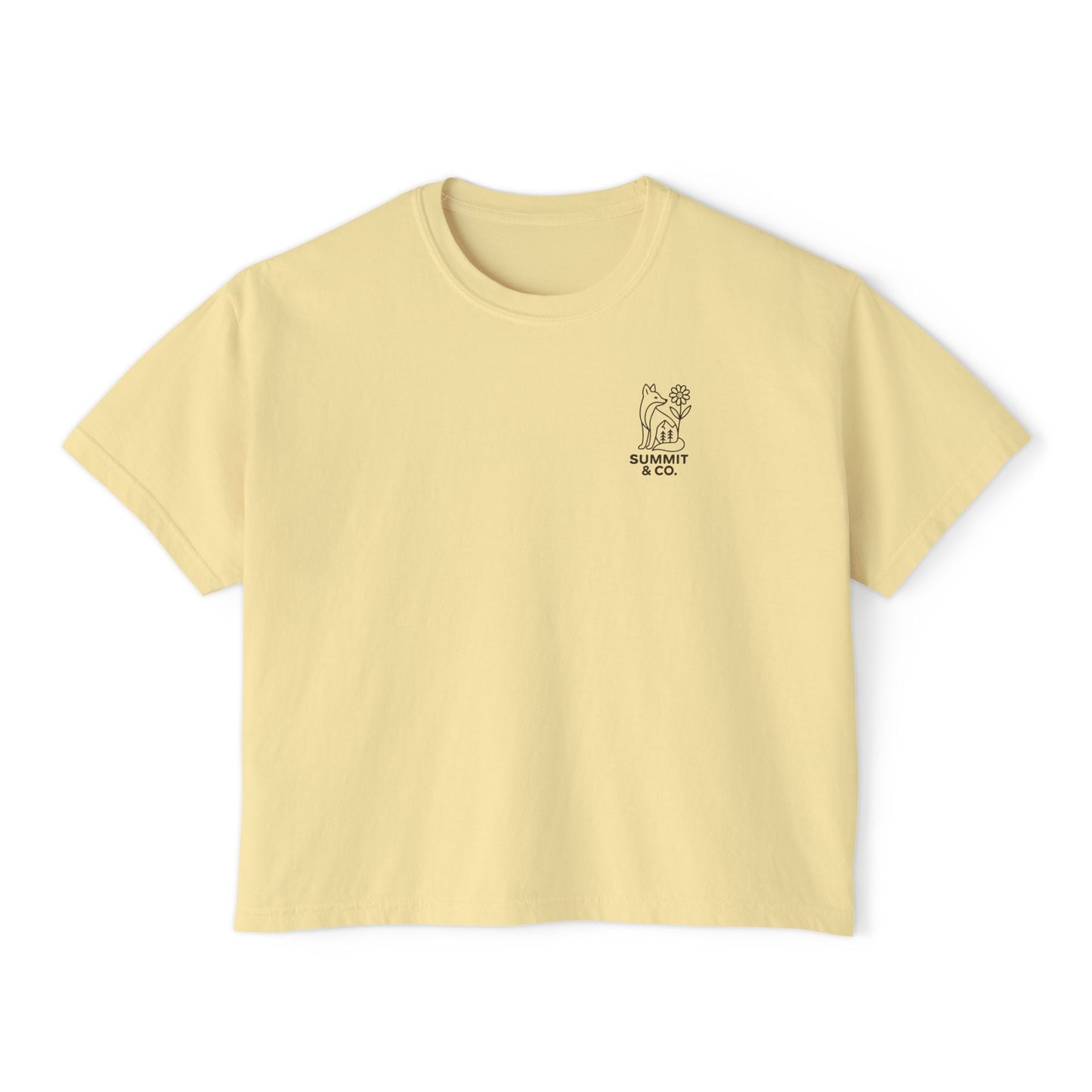 Summit&Co .Fox Women Boxy Tee