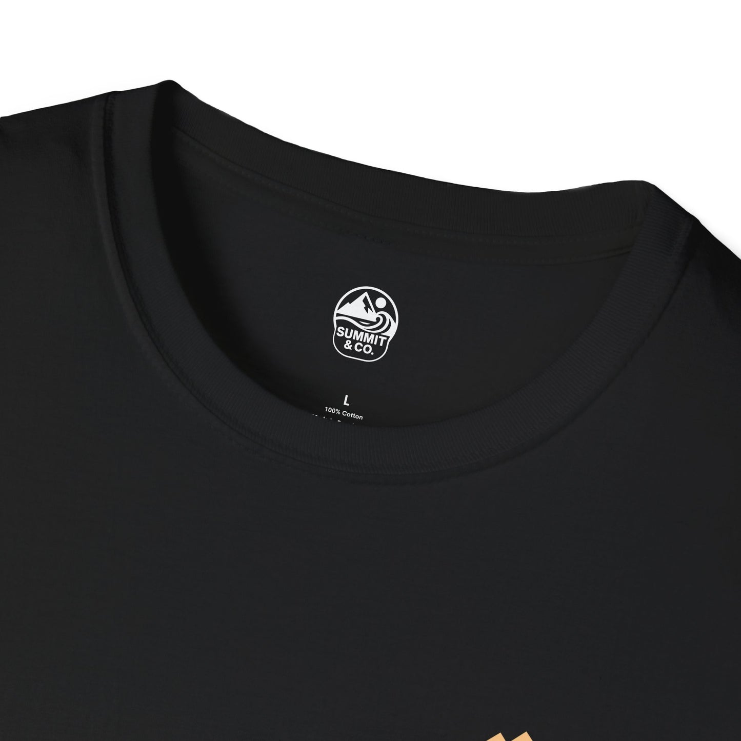 Summit&Co. Softstyle Tee-Mountain& Line