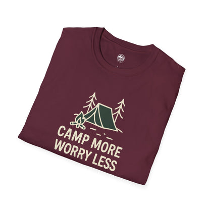 Summit&Co. Softstyle Tee-Camp More Worry Less